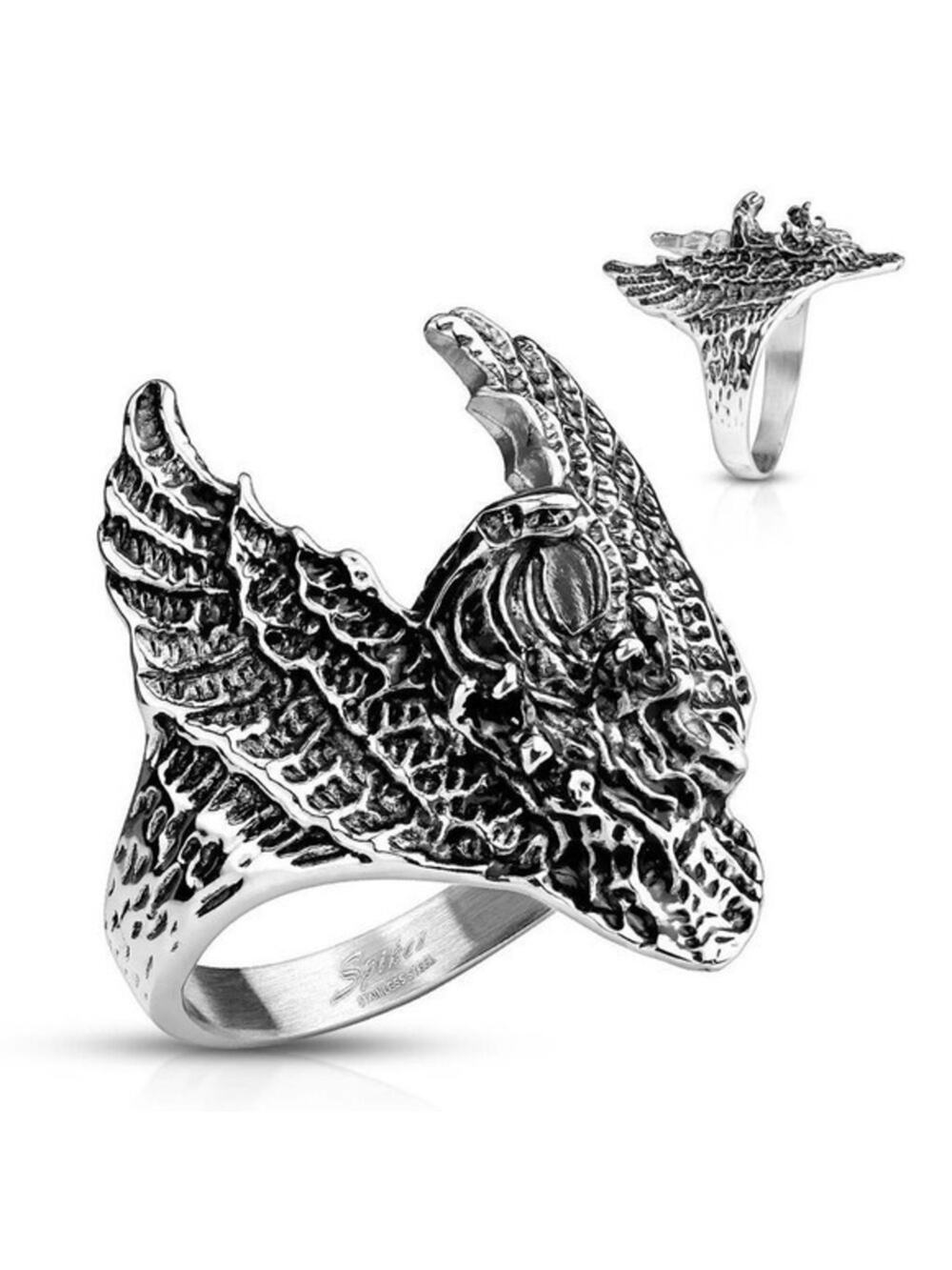 New stainless steel eagle ring size‎ 11